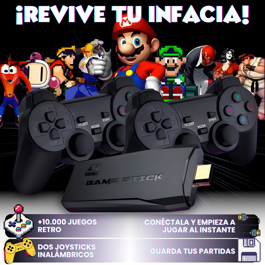 Game Stick Lite +10.000 JUEGOS RETRO