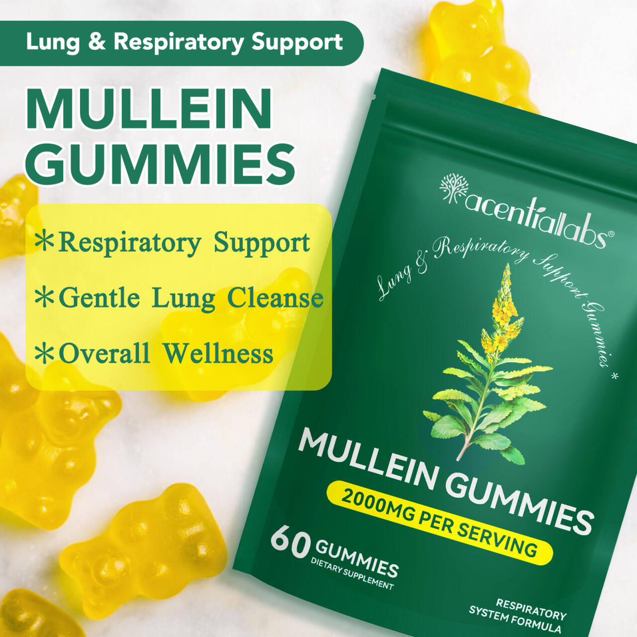 Gomitas naturales de GordoLobo | Reparacion pulmonar