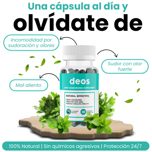 Elimina Olores de Pies a Cabeza | Desodorante Interno DEOS